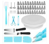 Lkvent décorer Ensemble de 52 Poches à Douille et Douilles for décoration de gâteaux, Outils de décoration for gâteaux et Biscuits Durable