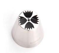 Lkvent décorer Lot de 5 ou 10 Douilles à Douille en Acier Inoxydable, Grandes Fleurs comestibles for décoration de gâteaux, Douilles de glaçage for décorations de gâteaux Fleuris Durable(One Size)