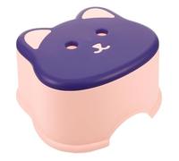 Lkvent escabeau marchepied Marchepieds Roughneck en Plastique Durable, capacité de Charge de 136 kg, Forme de Chat, antidérapant, empilable, Rose (Lot de 2) Petit