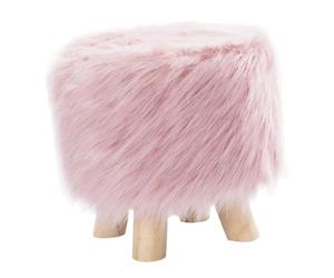 Lkvent escabeau marchepied Tabouret Bas en Peluche for Repose-Pieds Doux et Confortable, siège léger et Portable, Tabouret de Table Basse for Chambre et Salon Petit(25 * 28cm)
