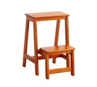 Lkvent escabeau marchepied Tabouret d'escalier Pliant en Bois, Banc d'escalade Multifonctionnel for se Reposer ou Transporter des Objets Hauts Petit(Honey)