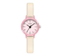 Lkvent Montre à quartz analogique pour femme - Petite taille - Facile à | Candy Colors Montre bracelet en cuir PU étanche pour femme