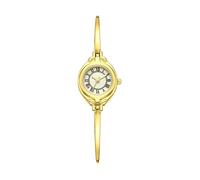 Lkvent Montre Enfant Montre-Bracelet Vintage for Femmes Robe élégante Montre-Bracelet à Quartz délicate Mode décontractée Bracelet étanche Digitale(Gold)