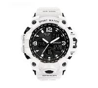 Lkvent Montre Enfant Montre de Sport numérique 46 mm, boîtier Robuste, étanche jusqu'à 50 m, Affichage Lumineux, chronographe Multifonction, Unisexe Digitale(A)