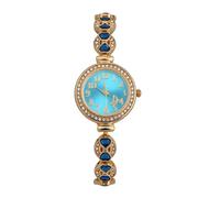 Lkvent Montre Enfant Montres-Bracelets à nœud for Femmes, Montre-Bracelet à Quartz de Luxe for Dames, Cadran Rond, Montre-Bracelet décontractée, adaptée aux Robes Assorties Digitale(Blauw)