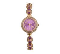 Lkvent Montre Enfant Montres-Bracelets à nœud for Femmes, Montre-Bracelet à Quartz de Luxe for Dames, Cadran Rond, Montre-Bracelet décontractée, adaptée aux Robes Assorties Digitale(Lila)