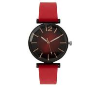 Lkvent Montre Enfant Montres-Bracelets à Quartz analogiques Simples et Tendance, Bracelet en Silicone, Montre-Bracelet de Sport décontractée for Femmes et Hommes Digitale(Rot)