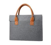 Lkvent sacoche Sacoche Oxford avec poignée et organiseur de bureau/scolaire for transporter des documents papier malette(Grey,M)