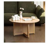 Lkvent Table Basse Table Basse Portable, Table de Pique-Nique Tables de Service for Le thé, Le goûter et Le Petit-déjeuner à Poser sur Le lit Extensible(Legno,60cm)