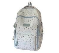 Lkvent travail Sac à dos étoile, style collège, joli sac à dos de campus, d'université et de lycée, sac for ordinateur portable, imperméable for étudiant Retour à l'école(Blauw)