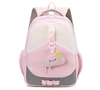 Lkvent travail Sac à dos mignon et léger for enfants, cartable tendance avec pochette amovible, idéal for le lycée, l'université ou les filles. Retour à l'école(Roze)