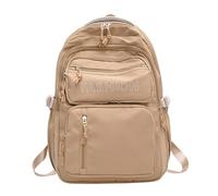 Lkvent travail Sac à dos mignon for collège, lycée, université, grand sac à dos esthétique et classique, sac à dos de voyage basique et résistant à l'eau Retour à l'école(Brown)