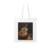 LKVNSWERT Old West Sac fourre-tout en toile pour femme Motif guitare, Guitare Old West, One Size