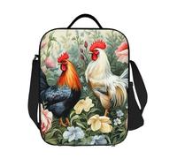 LKVNSWERT Sac à déjeuner isotherme pour femme et homme - Boîte à déjeuner en forme de coq - Anti-fuite - Pour le travail, les voyages en plein air