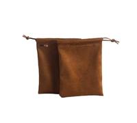Lkw Ogechi 10 Pcs Marron Petit Sacs à Cordon, Sacs Cadeaux à Cordon, Pochettes Cadeaux Rectangle, Pochettes à Bijoux pour Mariage Faveur Noël Cadeau Emballage, Bricolage Artisanat