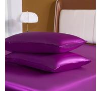 Lkw Ogechi Taie D’Oreiller en Coton 51x76CM, Lot de 2 Taies Oreiller en Fibre de Polyester, Protecteurs de Taies Oreiller Anti-Transpiration, King-Size Taies Oreiller