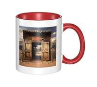 LKWSCGHM Tasses à café rétro cowboy Western Country Farm avec poignée - 325 ml - Grande tasse en porcelaine pour boissons chaudes/froides - Tasse à thé en céramique pour homme et femme - Cadeau