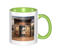 LKWSCGHM Tasses à café rétro cowboy Western Country Farm avec poignée - 325 ml - Grande tasse en porcelaine pour boissons chaudes/froides - Tasse à thé en céramique pour homme et femme - Cadeau