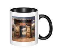 LKWSCGHM Tasses à café rétro cowboy Western Country Farm avec poignée - 325 ml - Grande tasse en porcelaine pour boissons chaudes/froides - Tasse à thé en céramique pour homme et femme - Cadeau