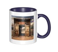 LKWSCGHM Tasses à café rétro cowboy Western Country Farm avec poignée - 325 ml - Grande tasse en porcelaine pour boissons chaudes/froides - Tasse à thé en céramique pour homme et femme - Cadeau