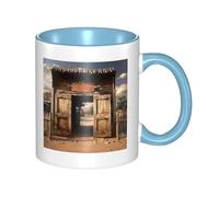 LKWSCGHM Tasses à café rétro cowboy Western Country Farm avec poignée - 325 ml - Grande tasse en porcelaine pour boissons chaudes/froides - Tasse à thé en céramique pour homme et femme - Cadeau