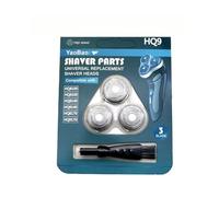 LKWVQRQE Lot De 3 Têtes De Rasoir, Compatibles avec Philips Norelco, HQ9 en Acier Inoxydable HQ8290 HQ9020 HQ9070 HQ9080 HQ8172, HQ8173 HQ8200 HQ8240 HQ9161 HQ9190