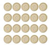 LKXHarleya 20PCS Boutons Ronds en résine à 4 Trous pour Loisirs créatifs, 25mm Boutons pour Coudre Un Costume, Une Chemise ou Un Manteau décorations de Noël à Faire soi-même, Kaki