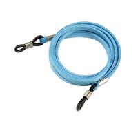 LKXHarleya Bracelet De Lunettes En Cuir Bleu Ciel Cordon De Lunettes Lunettes De Soleil éLastiques Collier ChaîNe Lunettes De Lecture Porte-ChaîNe, Bleu Ciel
