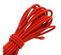 LKXHarleya Cordon élastique extensible, 10 m, pour la couture, le camping, les activités de plein air et le bricolage, rouge