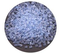 LKXHarleya Lot de 32 000 Perles d'espacement en Verre, 2 mm, Rondes et translucides, pour la création de Bijoux, Bleu Ciel