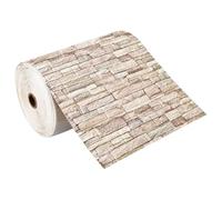 LKXHarleya Papier contact imperméable autocollant à décoller et à coller, 70x1000cm Papier peint imitation brique pour salon, chambre et décoration intérieure, B