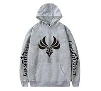 LKY STAR Anime Genshin Impact Merch Unisexe Sweatshirt Cosplay Sweats à Capuche pour Hommes Femmes Hoody