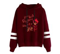 LKY STAR Animés Sweat à Capuche Hazbin Hotel Merch Hoodie pour Garçon Fille Sweatershirt avec à Manches Longues