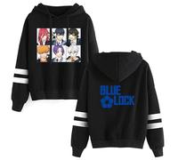 LKY STAR Blue Lock Sweats à Capuche Sweatshir Langarm pour Garçons Filles Isagi Yoichi Anime Cosplay Hoodie XXS-4XL