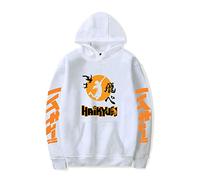 LKY STAR Haikyuu Animé Sweat à Capuche pour Homme Karasuno High School Volleyball Club Costume Pull, Kageyama/Shoyo/Hinata Hoodies pour Cosplay