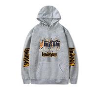 LKY STAR Haikyuu Animé Sweat à Capuche pour Homme Karasuno High School Volleyball Club Costume Pull, Kageyama/Shoyo/Hinata Hoodies pour Cosplay