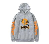 LKY STAR Haikyuu Animé Sweat à Capuche pour Homme Karasuno High School Volleyball Club Costume Pull, Kageyama/Shoyo/Hinata Hoodies pour Cosplay