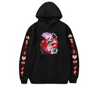 LKY STAR Hazbin Hotel Sweats à Capuche Sweatshir Langarm pour Garçons Filles Charlie Morningstar Vaggie Anime Cosplay Hoodie