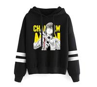 LKY STAR Sweat à Capuche Anime Chainsaw Man avec Graphique de Personnages, Pull Décontracté Unisexe