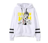 LKY STAR Sweat à Capuche Anime Chainsaw Man avec Graphique de Personnages, Pull Décontracté Unisexe