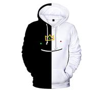 LKY STAR Sweat à Capuche Homme Femme Ranboo My Beloved Merch Unisex Manche Longue Hoodie 3D imprimé Sweatshirt Pullover avec Poche Hiver