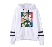 LKY STAR Unisex Chainsaw Man Merch Sweat à Capuche Anime Style Sportif Sweatshirt Denji Pochita Cosplay Hoodies