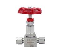 LKYAQJKGQ Vanne à pointeau à Virole en Acier Inoxydable 304 J91W-160P, vanne d'arrêt Droite Haute Pression à Virole(OD 12mm)