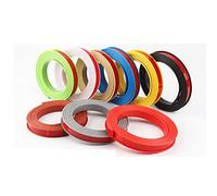 LKYJD Bande d'étanchéité autocollante en TPE en forme de U pour bordure de meubles - 6 m - Pour réparation d'armoires (marron, 25 mm)