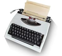 LKYLGYU Machine à écrire Manuelle Portable sans Fil, Machine à l'ancienne pour l'écriture créative et la Prise de Notes