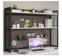 LKYLGYU Organiseur de bureau réglable avec bibliothèque, petit bureau d'ordinateur, support de rangement pour fournitures de bureau