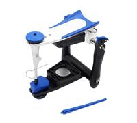 LKYLVEE Articulateur Dentaire Fonctionnel - Support de mâchoire Dentaire Moyenne - Articulateur de prothèse réglable BN avec Monture de mâchoire,A