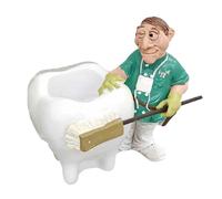 LKYLVEE Hygiéniste Dentaire Cadeau Cabinet de Dentiste Decorvet Figurine Clinique Dentaire Comptoir Décor Dentiste Anniversaire Graduation Cadeau de Retraite pour Les Femmes Hommes,Marron,15cm