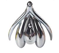 LKYLVEE Modèle Anatomique du Clitoris Féminin - Sculpture Précise du Clitoris - Mannequin pour Gynécologue Féminin, Cadeau Éducatif sur la Santé, avec Socle,F,93mm