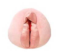 LKYLVEE Modèle Anatomique féminin de vulve - Modèle d'enseignement de la vulve en Velours - Cadeau éducatif pour la santé des Femmes et gynécologues,Rose,30cm